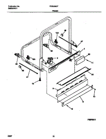 06 - Frame parts for Frigidaire Dishwasher FDB939GFS2 from AppliancePartsPros.com