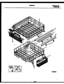 08 - Racks And Trays parts for Frigidaire Dishwasher FDB878RBS0 from AppliancePartsPros.com