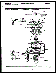 06 - Motor Pump Parts parts for Frigidaire Dishwasher FDB898RBB0 from AppliancePartsPros.com