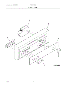 03 - Control Panel parts for Frigidaire Dishwasher FDS252RBS2 from AppliancePartsPros.com