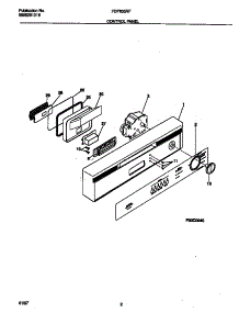 02 - Control Panel parts for Frigidaire Dishwasher FDP635RFR1 from AppliancePartsPros.com