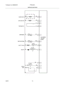14 - Wiring Diagram parts for Frigidaire Dishwasher FFBD2407LS0A from AppliancePartsPros.com