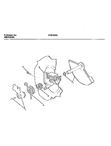 03 - Detergent Cup Dispenser parts for Frigidaire Dishwasher FDB765RCR0 from AppliancePartsPros.com