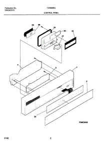 03 - Control Panel parts for Frigidaire Dishwasher FDB856RJB0 from AppliancePartsPros.com