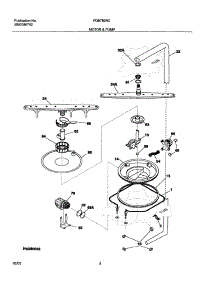 09 - Motor & Pump parts for Frigidaire Dishwasher FDB780RCB0 from AppliancePartsPros.com