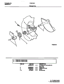 03 - Detergent Cup parts for Frigidaire Dishwasher FDB874RCS0 from AppliancePartsPros.com
