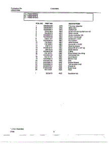 Dishwasher Page 7 parts for Frigidaire Dishwasher FDB878RB from AppliancePartsPros.com