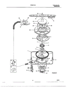 Dishwasher Page 8 parts for Frigidaire Dishwasher FDB878RB from AppliancePartsPros.com
