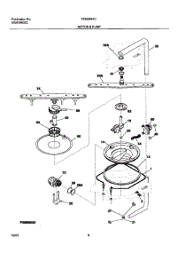 09 - Motor & Pump parts for Frigidaire Dishwasher FDBB944CQ0 from AppliancePartsPros.com