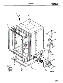 05 - Tub parts for Frigidaire Dishwasher FDB878GCS0 from AppliancePartsPros.com