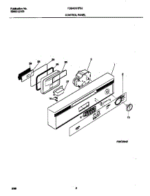 02 - Control Panel parts for Frigidaire Dishwasher FDB435RFS2 from AppliancePartsPros.com
