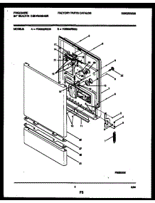04 - Door Parts parts for Frigidaire Dishwasher FDB632RBD0 from AppliancePartsPros.com