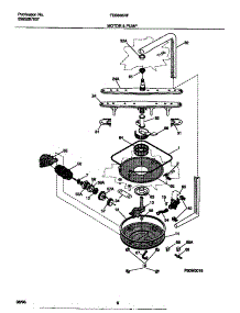 05 - Motor & Pump parts for Frigidaire Dishwasher FDB635RFS0 from AppliancePartsPros.com