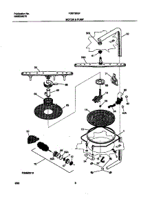 05 - Motor And Pump parts for Frigidaire Dishwasher FDB736GFR4 from AppliancePartsPros.com