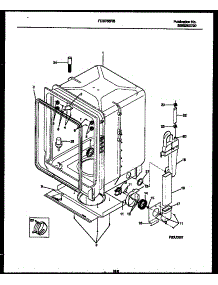 05 - Tub And Frame Parts parts for Frigidaire Dishwasher FDB765RBS0 from AppliancePartsPros.com