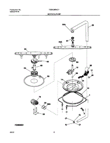 09 - Motor & Pump parts for Frigidaire Dishwasher FDB658RAC1 from AppliancePartsPros.com