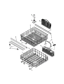 Racks parts for Frigidaire Dishwasher FDB836GFS6 from AppliancePartsPros.com