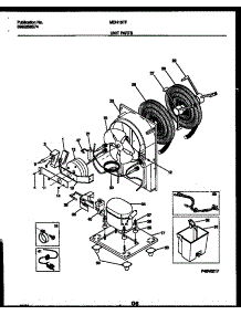03 - Unit Parts parts for Frigidaire Dehumidifier MDH15TF2 from AppliancePartsPros.com