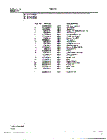 Dishwasher Page 7 parts for Frigidaire Dishwasher FDB765RB from AppliancePartsPros.com