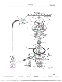 Dishwasher Page 8 parts for Frigidaire Dishwasher FDB765RB from AppliancePartsPros.com