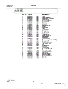 Dishwasher Page 9 parts for Frigidaire Dishwasher FDB765RB from AppliancePartsPros.com