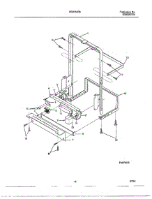 Dishwasher Page 10 parts for Frigidaire Dishwasher FDB765RB from AppliancePartsPros.com