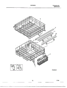 Dishwasher Page 12 parts for Frigidaire Dishwasher FDB765RB from AppliancePartsPros.com