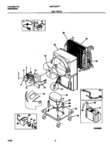 03 - Unit Parts parts for Frigidaire Dehumidifier MDDQ40FF1 from AppliancePartsPros.com