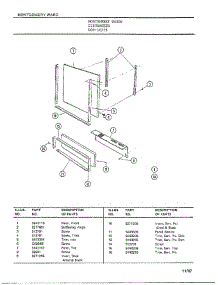 Dishwasher Page 2 parts for Frigidaire Dishwasher 1037B from AppliancePartsPros.com