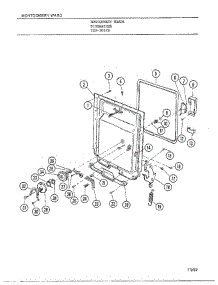 Dishwasher Page 3 parts for Frigidaire Dishwasher 1037B from AppliancePartsPros.com