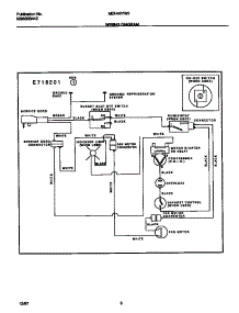 04 - Wiring  Diagram parts for Frigidaire Dehumidifier MDH40YW3 from AppliancePartsPros.com