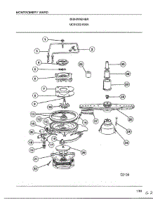 Dishwasher Page 7 parts for Frigidaire Dishwasher 1032-005A from AppliancePartsPros.com