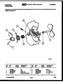 03 - Cam parts for Frigidaire Dishwasher DW1050LW3 from AppliancePartsPros.com