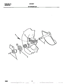 03 - Detergent Cup parts for Frigidaire Dishwasher DW1800Y0 from AppliancePartsPros.com