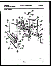 04 - Door Parts parts for Frigidaire Dishwasher DW2508A1 from AppliancePartsPros.com
