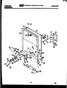 04 - Door Parts parts for Frigidaire Dishwasher DW3350DW3 from AppliancePartsPros.com