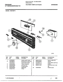 Misc. / Literature / Optional parts for Frigidaire Dishwasher DW5100P*1 from AppliancePartsPros.com