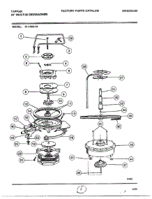 Upper Spray Arm Assy parts for Frigidaire Dishwasher 61-1083-10 from AppliancePartsPros.com