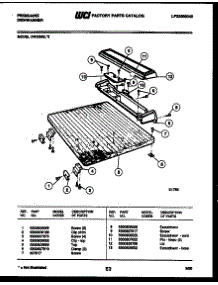 05 - Top And Miscellaneous Parts parts for Frigidaire Dishwasher DW3350LW3 from AppliancePartsPros.com