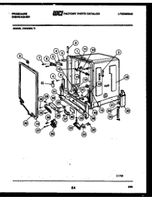 06 - Tub And Frame Parts parts for Frigidaire Dishwasher DW3350LW3 from AppliancePartsPros.com