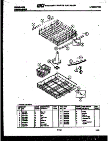 08 - Racks And Trays parts for Frigidaire Dishwasher DW3350DW3 from AppliancePartsPros.com