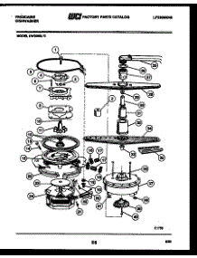 07 - Motor Pump Parts parts for Frigidaire Dishwasher DW3350LW3 from AppliancePartsPros.com