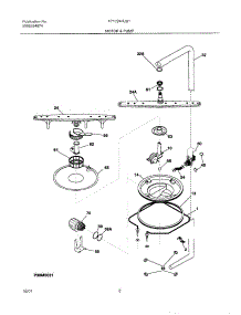 09 - Motor & Pump parts for Frigidaire Dishwasher F71C24RJB1 from AppliancePartsPros.com