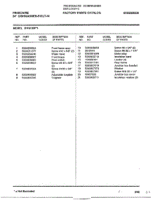 Misc. / Literature / Optional parts for Frigidaire Dishwasher DW5100P*1 from AppliancePartsPros.com