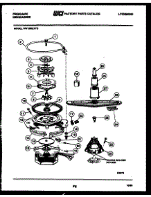 06 - Motor Pump Parts parts for Frigidaire Dishwasher DW1050LW3 from AppliancePartsPros.com