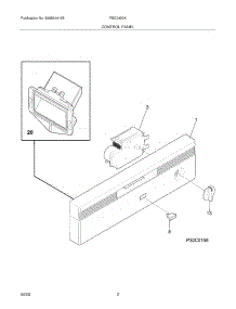 03 - Control Panel parts for Frigidaire Dishwasher FBD2400KW0 from AppliancePartsPros.com