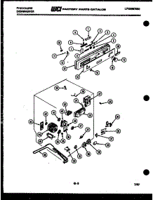 03 - Console, Control And Motor Parts parts for Frigidaire Dishwasher DWSF500EW from AppliancePartsPros.com