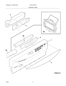 03 - Control Panel parts for Frigidaire Dishwasher GLD2162RDC0 from AppliancePartsPros.com