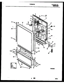 04 - Door Parts parts for Frigidaire Dishwasher FDR251RBR0 from AppliancePartsPros.com