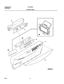 03 - Control Panel parts for Frigidaire Dishwasher GLD2150RCB0 from AppliancePartsPros.com